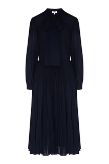 Синее платье с завязкой Claudie Pierlot