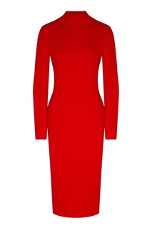Красное облегающее платье Balenciaga
