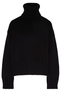 Черный кашемировый свитер Prada