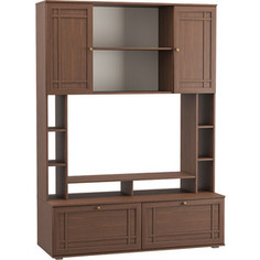 Шкаф комбинированный Моби Марко 03.273 орех селект каминный Mobi