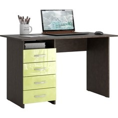 Стол письменный Мастер Милан левый/правый глянец (венге-лайм) МСТ-СДМ-00-ВЛ-ГЛ