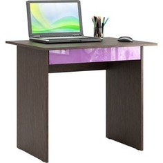 Стол письменный Мастер Милан-2Я глянец (венге-фиолетовый) МСТ-СДМ-2Я-ВФ-ГЛ