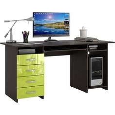 Стол письменный Мастер Милан-6П глянец (венге-лайм) МСТ-СДМ-6П-ВЛ-ГЛ