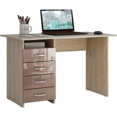 Стол письменный Мастер Милан левый/правый глянец (дуб сонома-капучино) МСТ-СДМ-00-СК-ГЛ