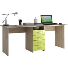 Стол письменный Мастер Тандем-2 глянец (дуб сонома-лайм) МСТ-СДТ-02-СЛ-ГЛ