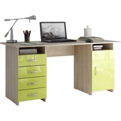 Стол письменный Мастер Милан-7 глянец (дуб сонома-лайм) МСТ-СДМ-07-СЛ-ГЛ