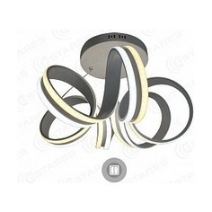 Подвесной светодиодный светильник Estares VOLNA DOUBLE 90W 6R-500/1200-WHITE/OPAL-220-IP20 on/off