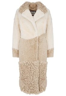 Утепленная шуба из овчины Virtuale Fur Collection