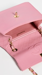What Goes Around Comes Around Chanel Pink Trapezoid Shoulder Bag