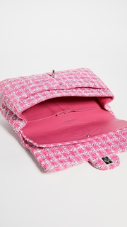 What Goes Around Comes Around Chanel Pink Tweed 2.55 Jumbo Bag