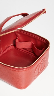 What Goes Around Comes Around Chanel Red Caviar Vanity Mini Tote