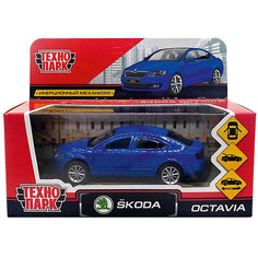 Коллекционная машинка Технопарк Skoda Octavia, 12 см