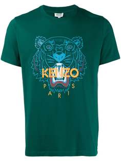 Kenzo футболка с принтом Tiger
