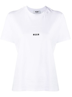MSGM футболка с логотипом