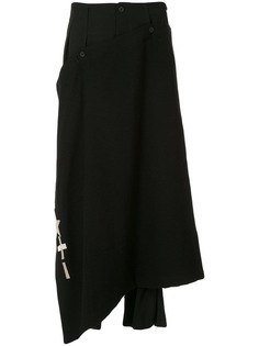 Yohji Yamamoto брюки с передником