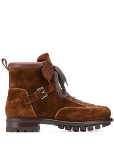 Santoni ботинки на шнуровке