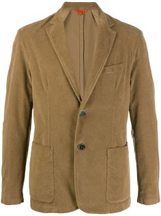 Barena однобортный вельветовый пиджак