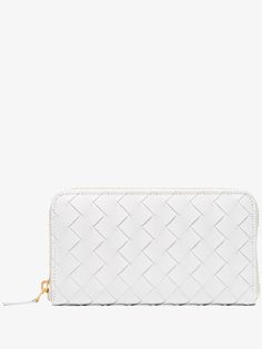 Bottega Veneta кошелек с круговой молнией и плетением Intrecciato