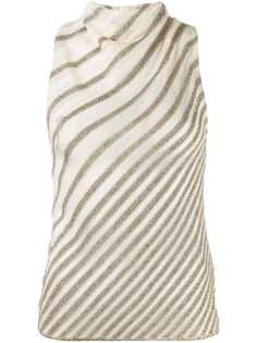 Missoni трикотажный топ с узором зигзаг