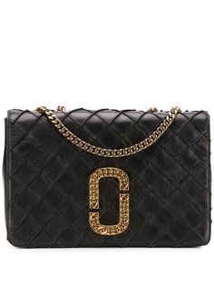 Marc Jacobs стеганая сумка с двойной J
