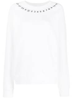 Maison Margiela свитер с принтом