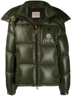 Moncler блестящая куртка-пуховик