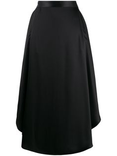 Mm6 Maison Margiela юбка миди с драпировкой