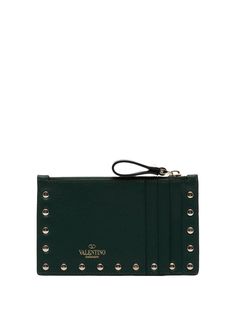 Valentino кошелек Valentino Garavani Rockstud на молнии