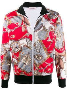Palm Angels спортивная куртка с принтом Hot Bridle
