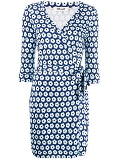 Diane von Furstenberg платье с запахом и принтом