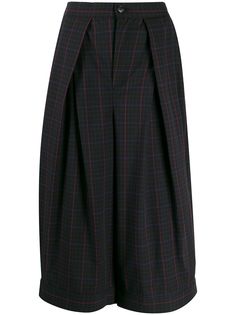 Zucca checked cropped trousers