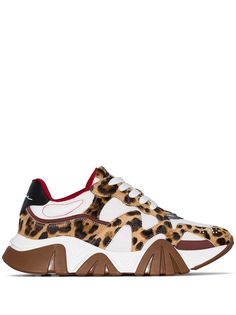 Versace leopard print sneakers