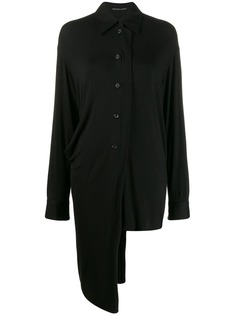 Yohji Yamamoto рубашка асимметричного кроя