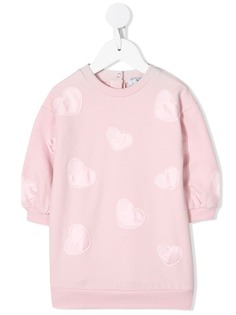 Monnalisa платье-свитер Heart