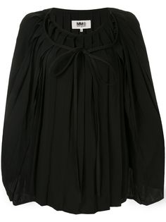 Mm6 Maison Margiela плиссированная блузка