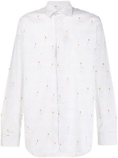 Etro regular-fit bee-print shirt