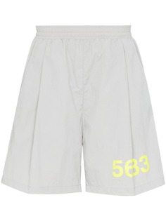 Willy Chavarria спортивные шорты из коллаборации с Hummel