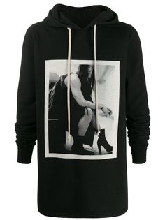 Rick Owens DRKSHDW худи с фотопринтом