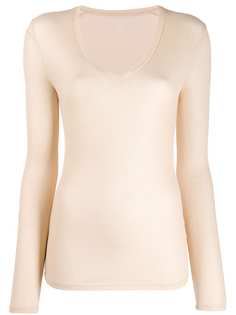 Majestic Filatures slim-fit ribbed knit top