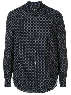 Giorgio Armani рубашка с геометричным принтом