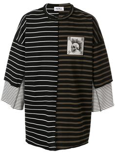 Kidill футболка оверсайз Chaos в полоску