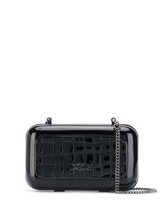 Karl Lagerfeld клатч K/Signature Minaudiere