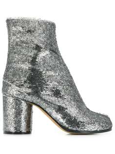 Maison Margiela ботильоны Tabi с пайетками