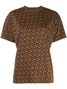 Burberry футболка с монограммой