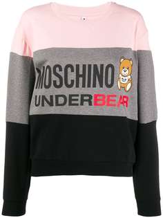 Moschino толстовка Underbear в полоску