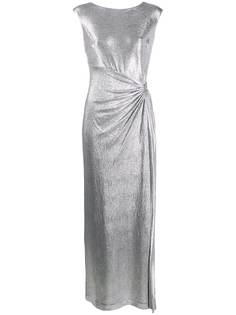 Lauren Ralph Lauren платье с эффектом металлик и драпировкой