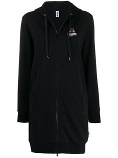 Moschino длинное худи Underbear на молнии