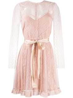 Red Valentino tulle lace dress