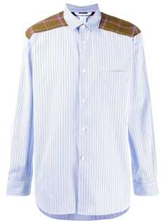 Comme Des Garçons Shirt рубашка с нашивками на плечах