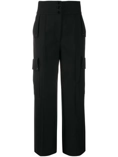 Stella McCartney брюки широкого кроя с завышенной талией